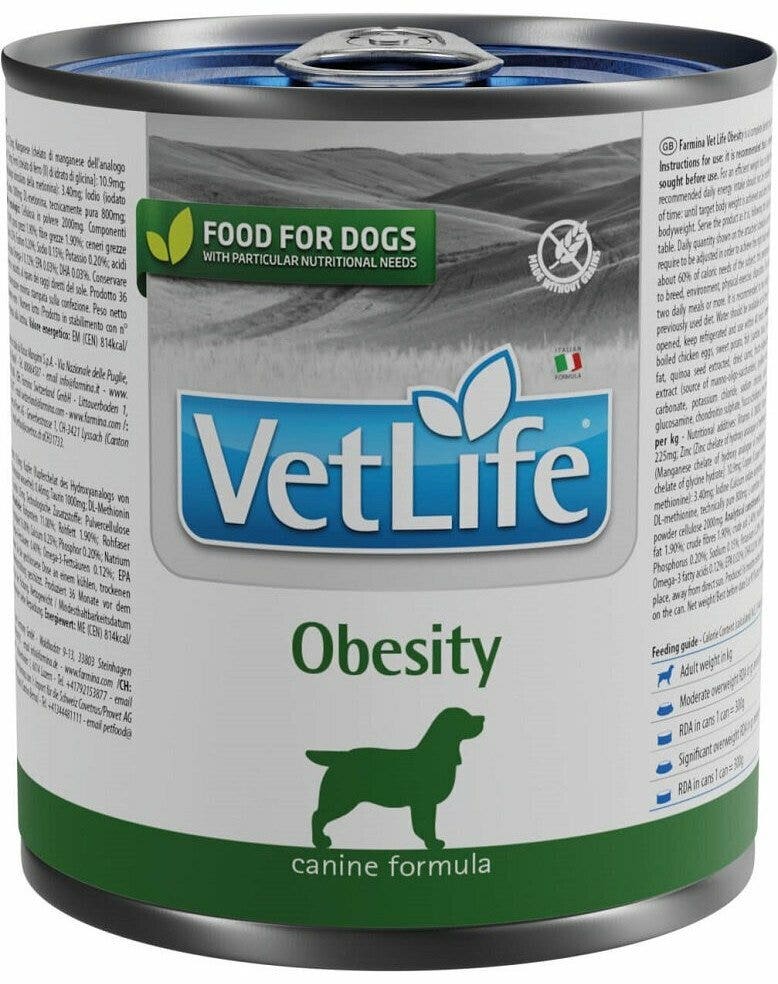 Farmina Vet Life Obesity Nourriture humide pour chiens 300 g