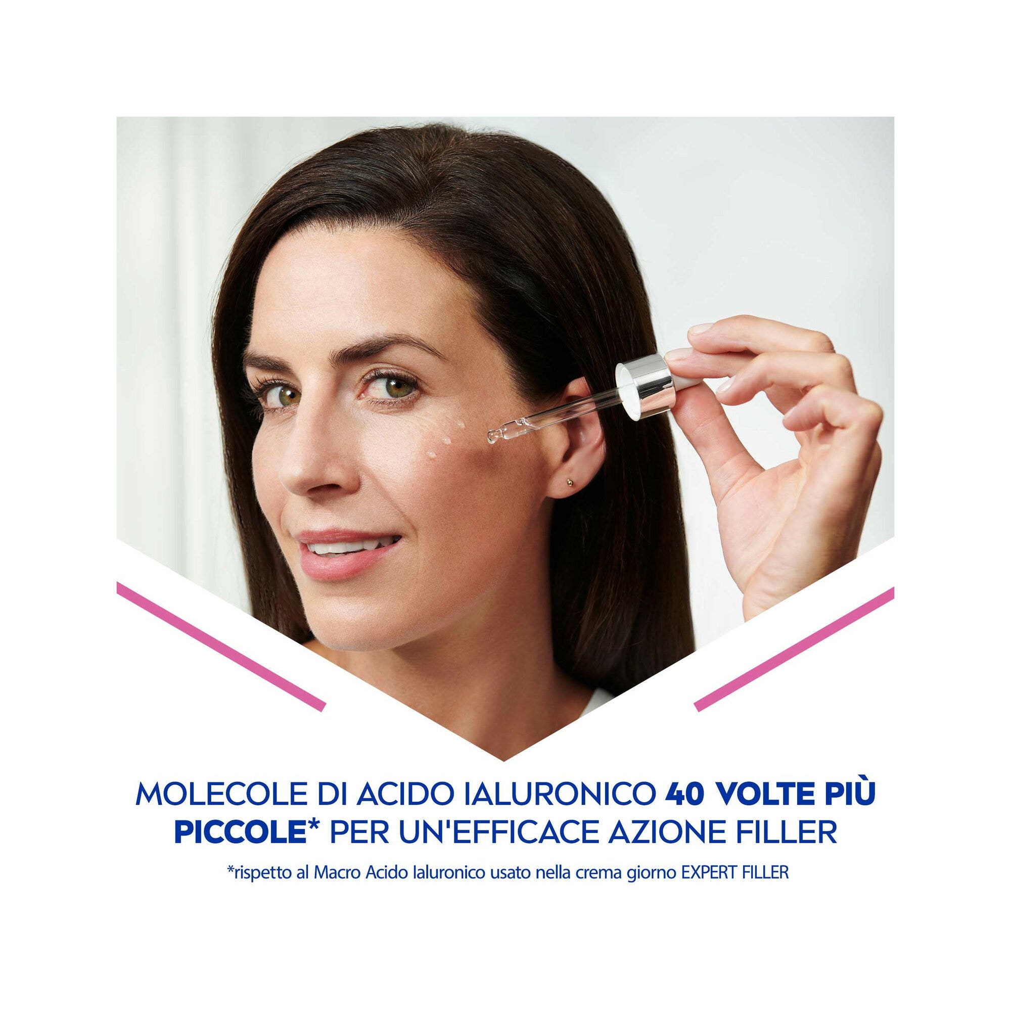 Nivea Cellular Expert Filler Booster à l'acide hyaluronique, sérum visage anti-rides raffermissant 30 ml