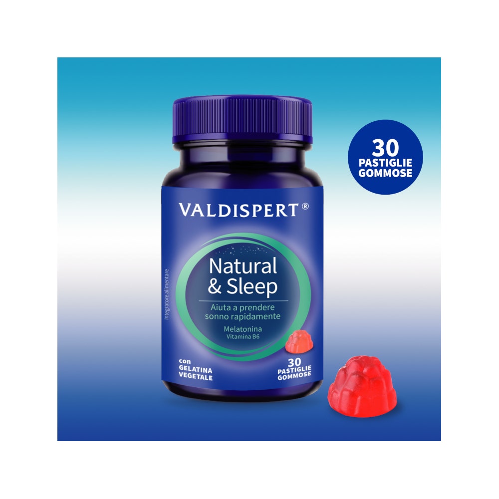 Valdispert Natural & Sleep 30 pastilles gommeuses