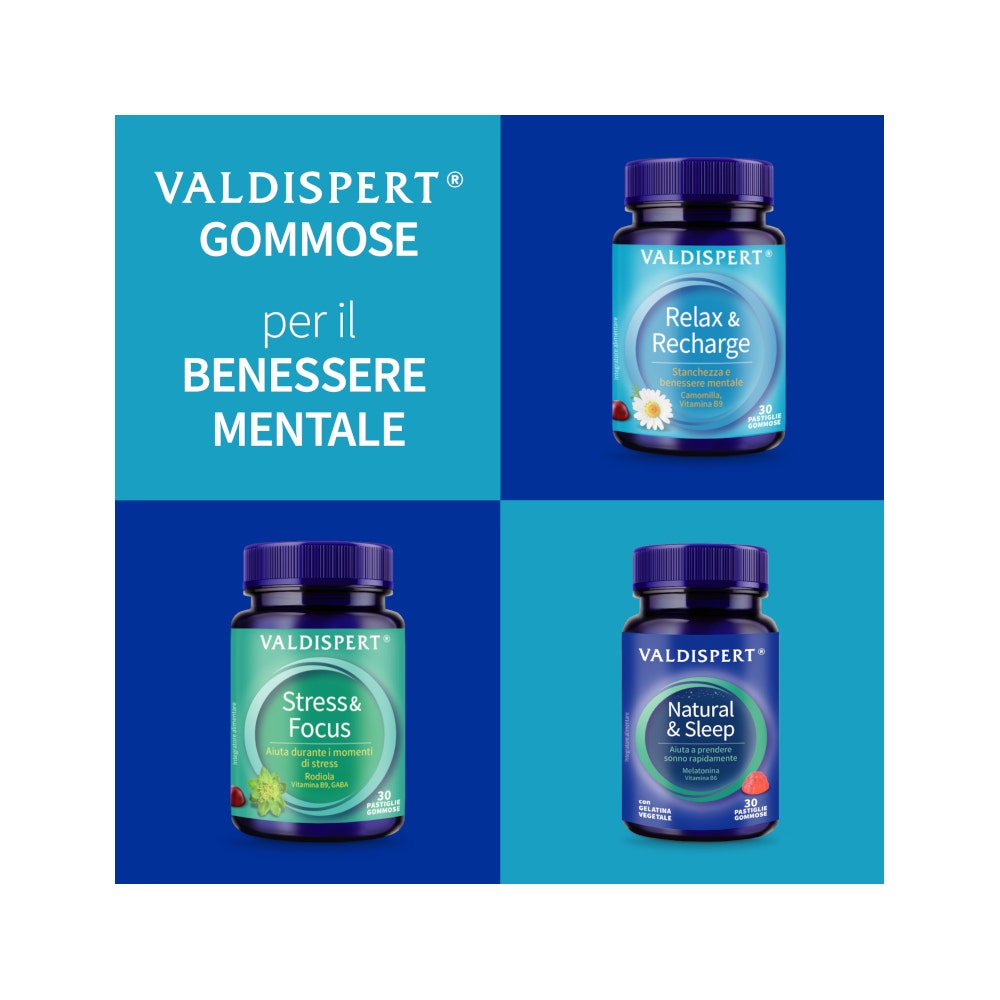 Valdispert Natural & Sleep 30 pastilles gommeuses