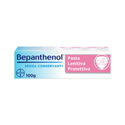 Bepanthenol Pasta Lenitiva Protettiva con Pantenolo Senza Cortisone contro Irritazione da Pannolino 100g
