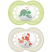 Mam Original Succhietto 6M+ Silicone Doppio Neutro