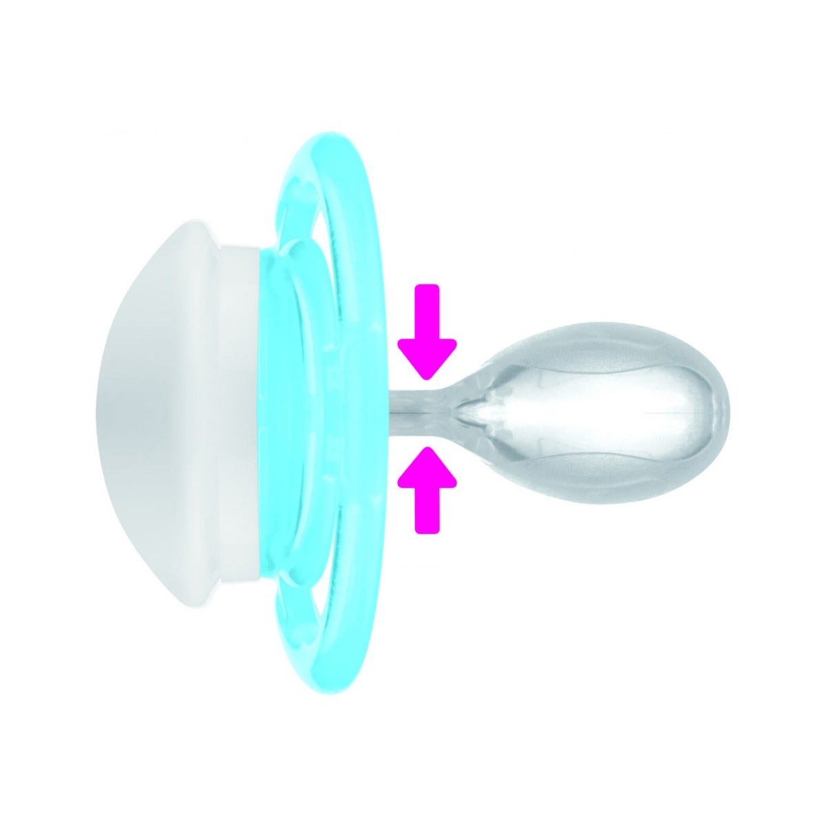 Mam Perfect Night Sucette en silicone pour fille, 1 pièce, 16 mois+