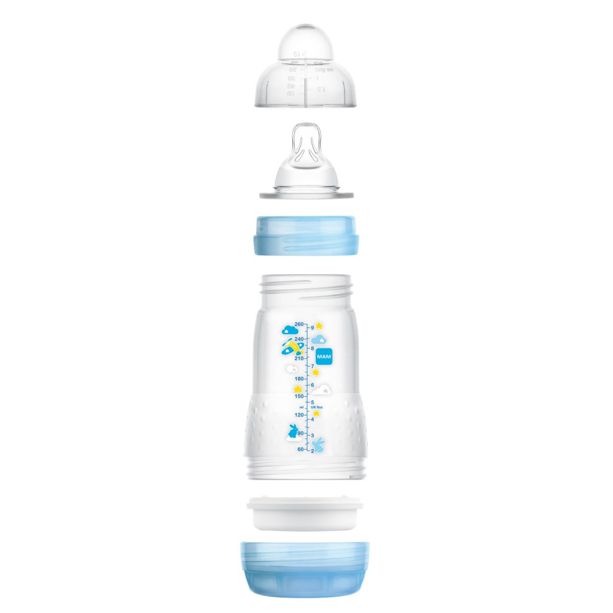 Mam Biberon Easy Start 260 ml Garçon 2 pièces
