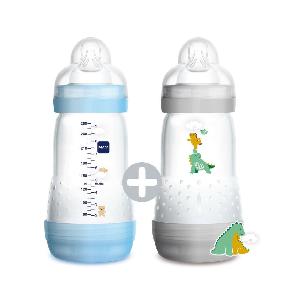 Mam Biberon Easy Start 260 ml Garçon 2 pièces