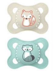 Mam Original Sucette Matt en silicone pour garçon, 2 pièces, 2-6 mois