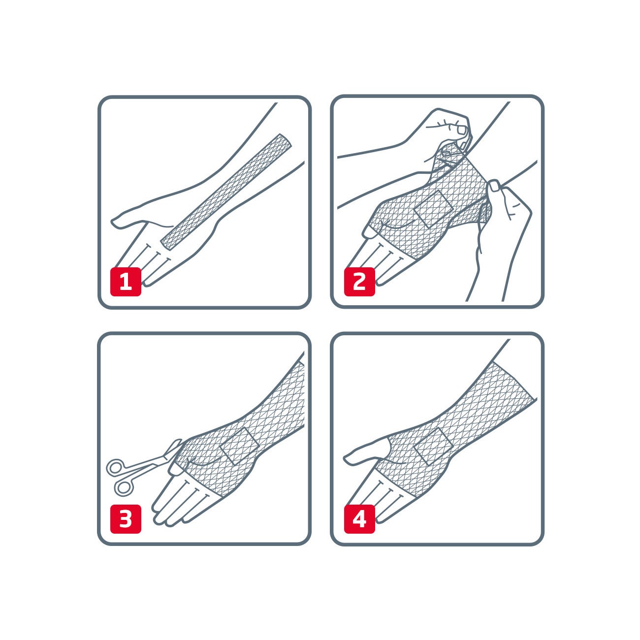 Elastofix Benda Di Fissaggio Elastica Mano/Polso/Braccio 2,5m