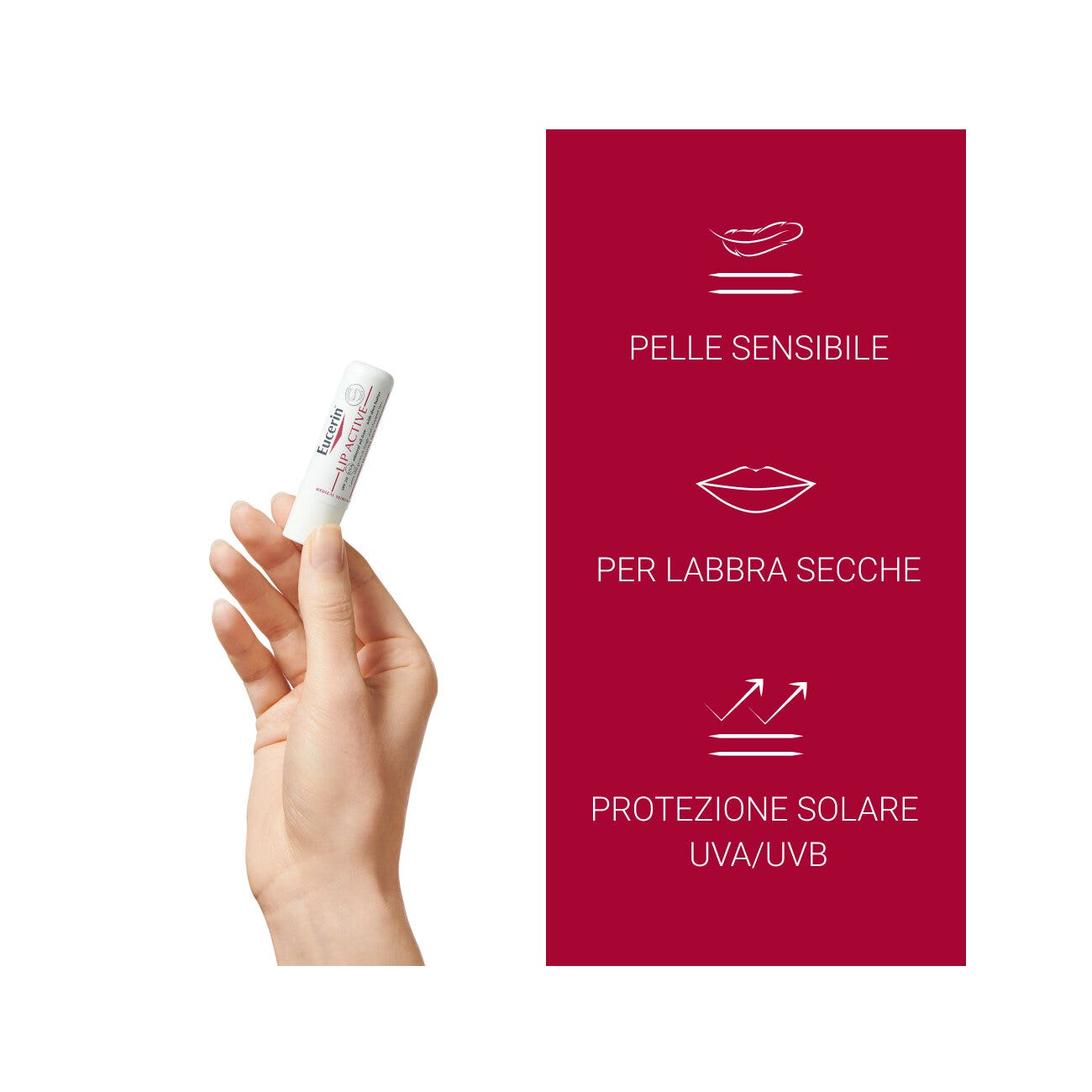 Eucerin Stick Labbra 5ml - Protezione e Idratazione Quotidiana