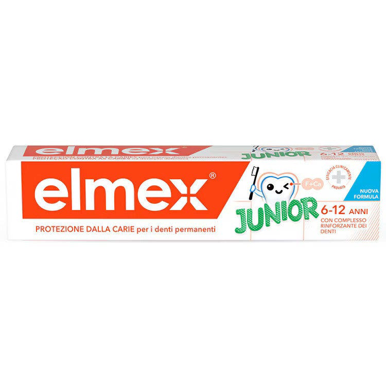 Elmex Dentifrice Junior 6-12 ans Enfants Protection anti-caries 75 ml