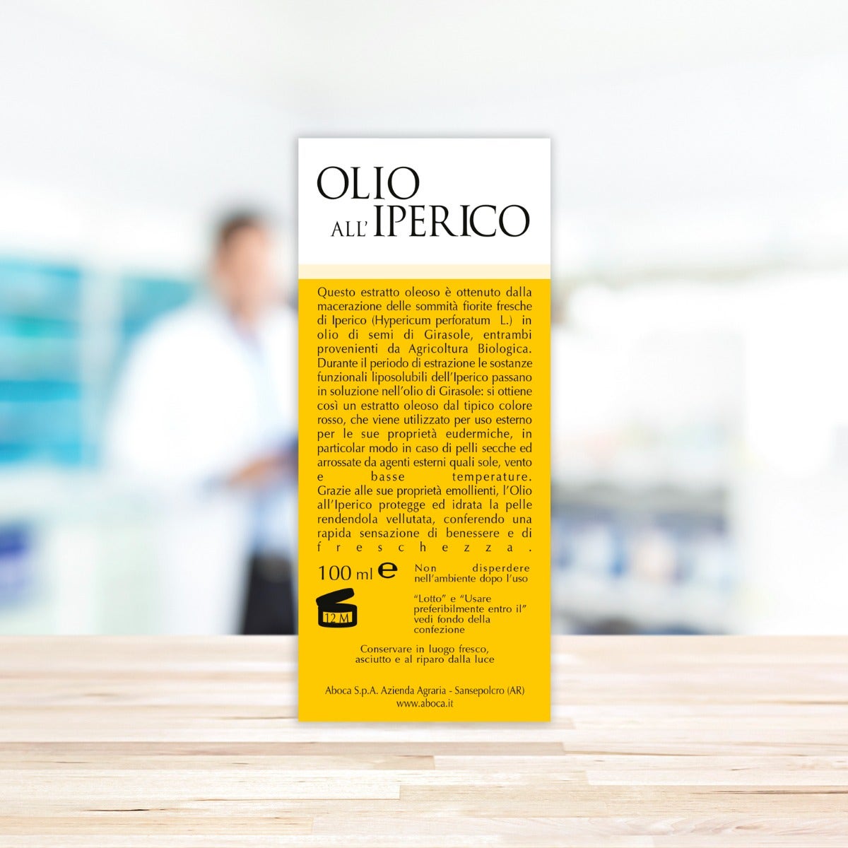 Aboca Huile cosmétique biologique de millepertuis 100 ml