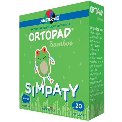 Cerotto Oculare Ortottica Ortopad Simpaty Medium 20 Pezzi