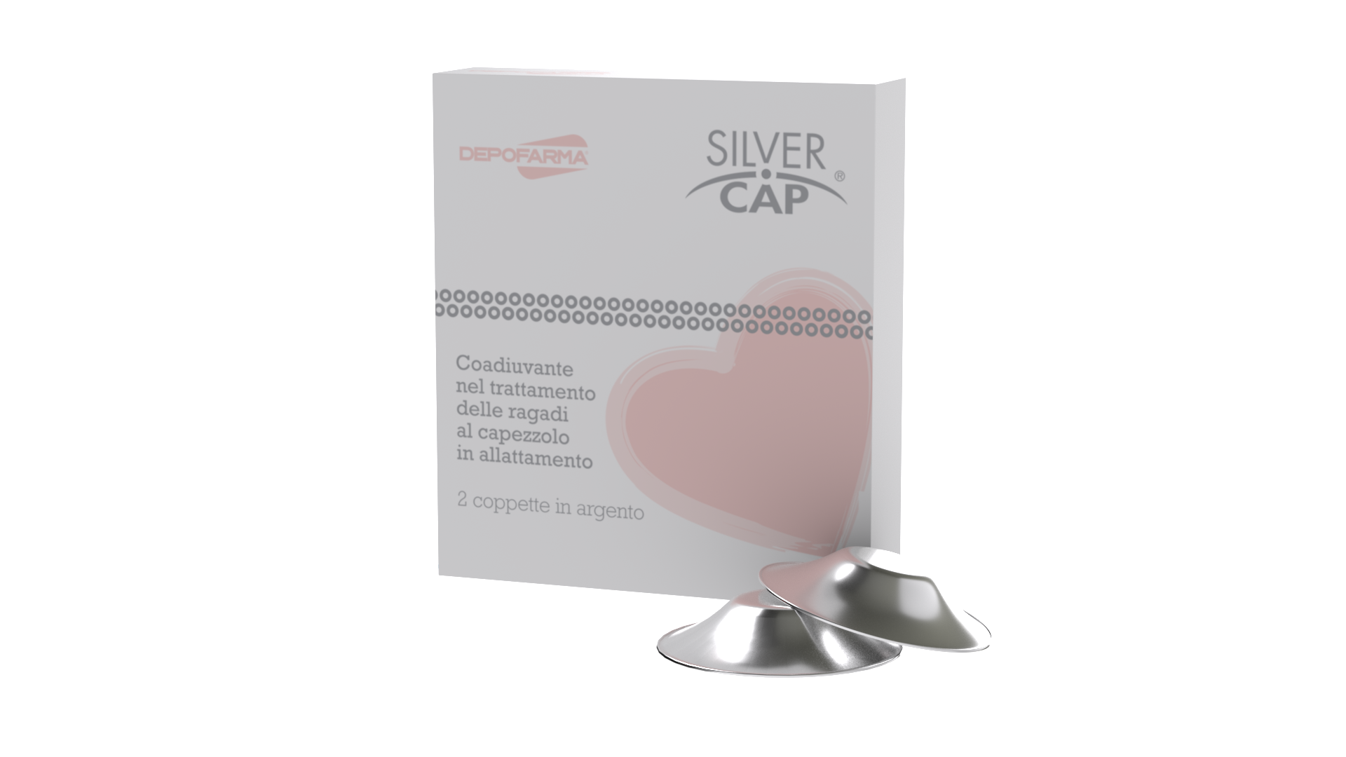 Silvercap Coupelles pour les seins en argent