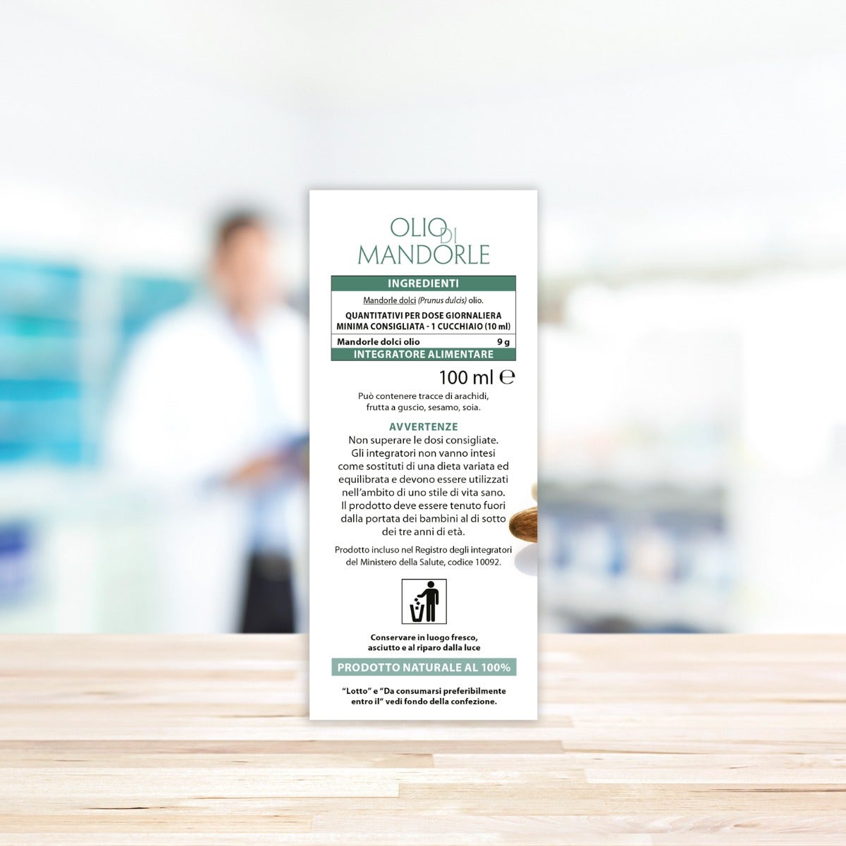 Aboca Olio Mandorle Dolci Alimentare 100ml