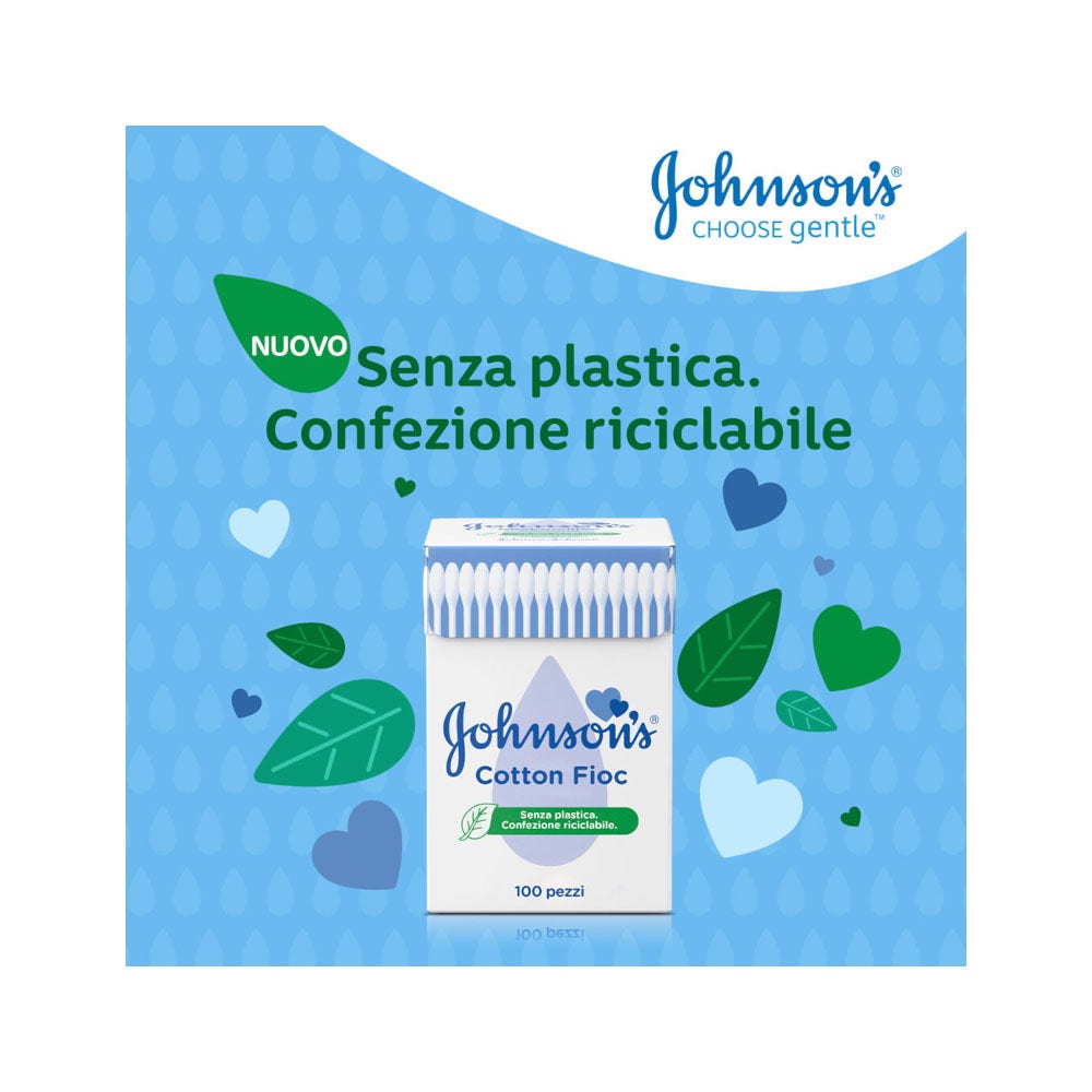 Johnson's Baby Cotton Fioc 100 Pezzi