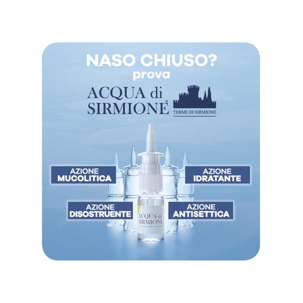 Eau de Sirmione 6 flacons de 15 ml - Hydratation naturelle