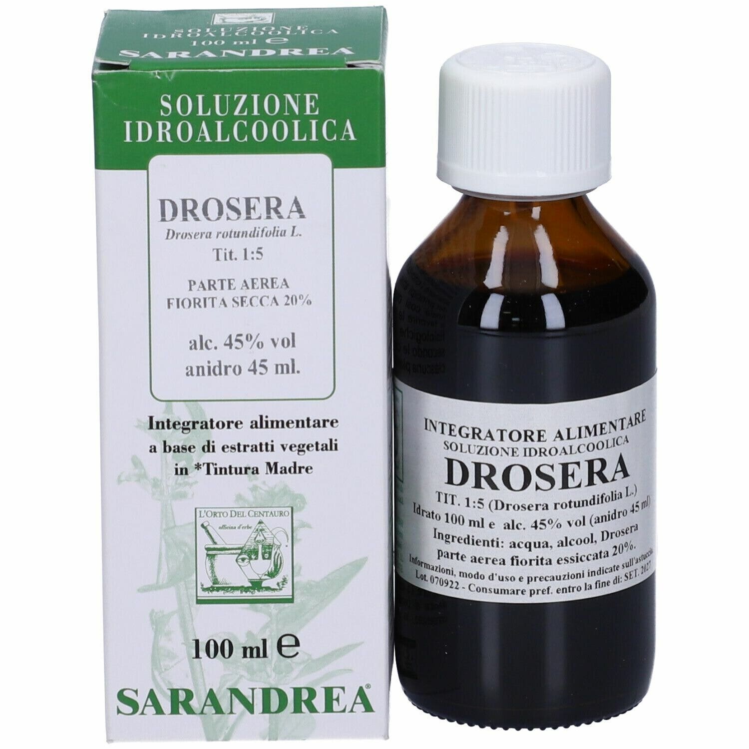 Sarandrea Épine-vinette Teinture mère 100 ml