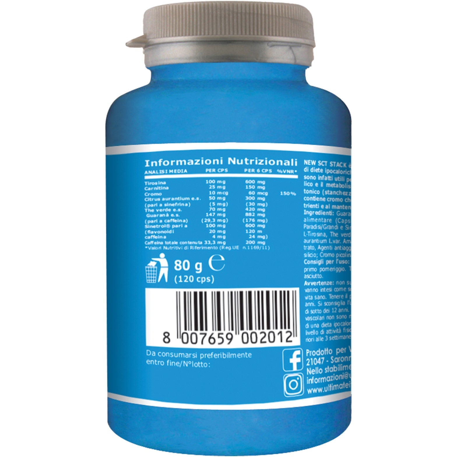 Ultimate Sct Stick 120 Capsule