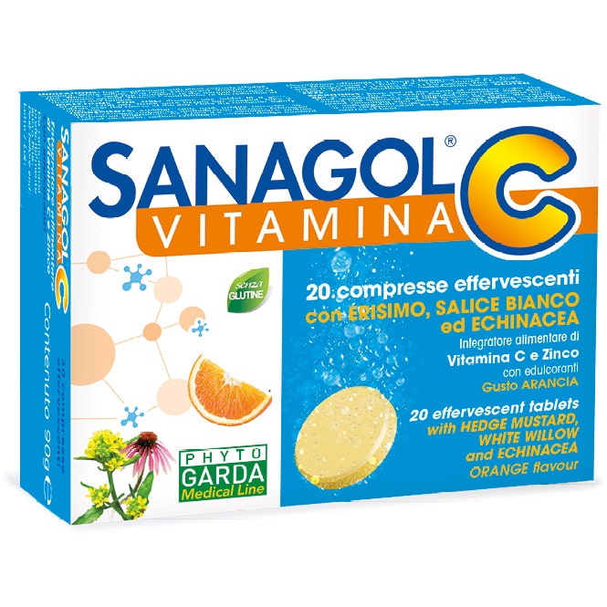 Sanagol Vitamina C 20 Compresse Effervescenti