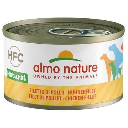 Almo Nature Daily Menu Bio Nourriture humide au poulet pour chiens adultes Barquette 100 g