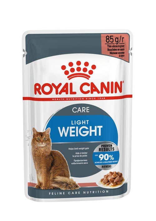 Royal Canin Feline Light Weight Care, nourriture humide pour chats adultes, lot de 12 x 85 g