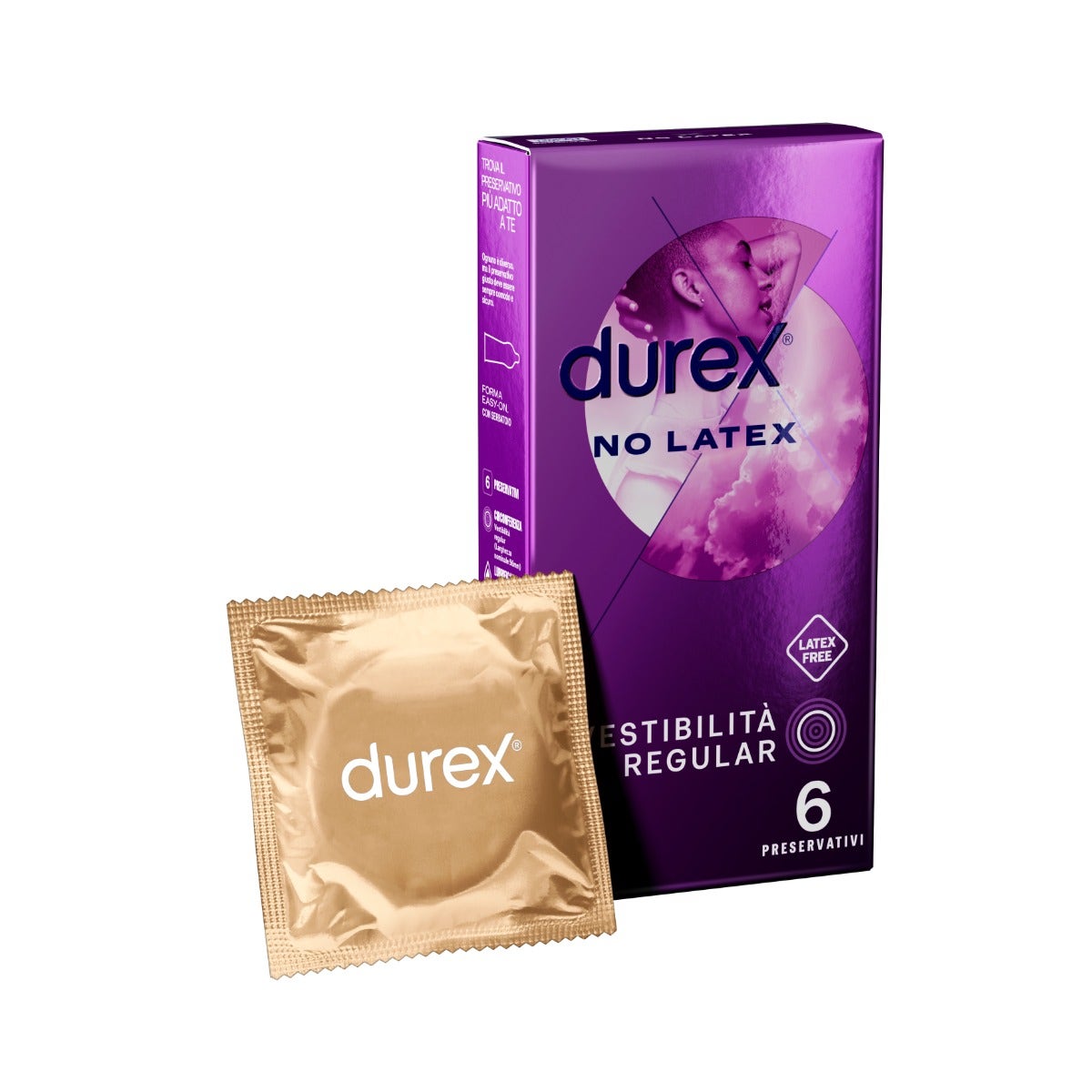 Durex No Latex Préservatif 6 pièces