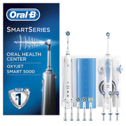 Oral-B Oral Center Spazzolino Elettrico Smart 5000 E Idropulsore Oxyjet Con 4 Testine Oxyjet + 6 Testine Di Ricambio