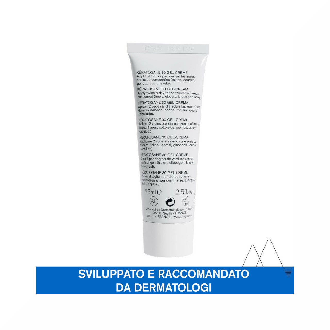 Uriage Keratosane 30 Gel-Crème Apaisante 75 ml