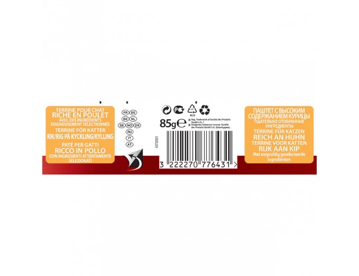 Purina Pro Plan Adult Gatto Patè Pollo Lattina 85g