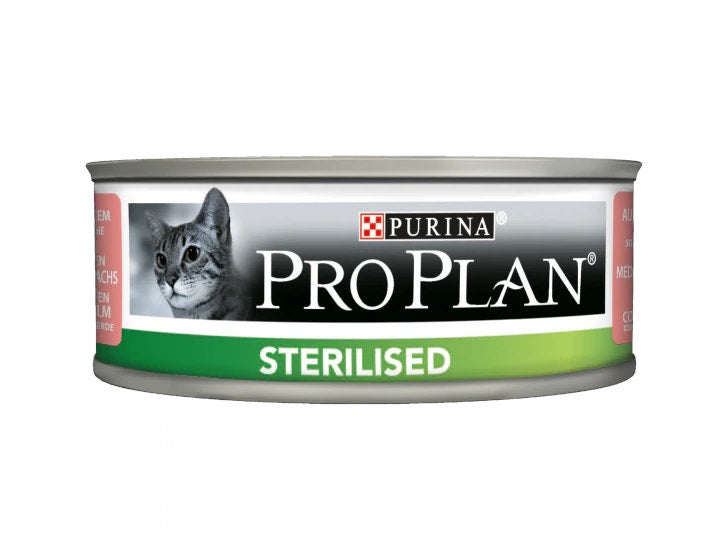 Purina Pro Plan Sterilised Gatto Patè Salmone E Tonno Lattina 85g