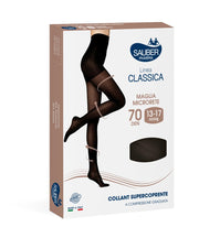 Sauber Ligne Classique 70 deniers Collants ultra-couvrants, couleur noire
