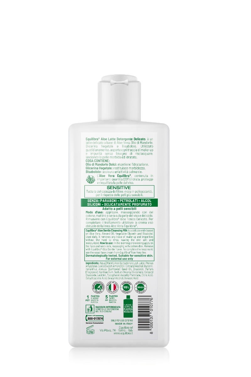 Equilibra Aloe Latte Detergente Viso 200ml