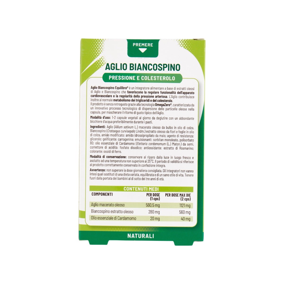 Equilibra Aglio E Biancospino 32 Capsule