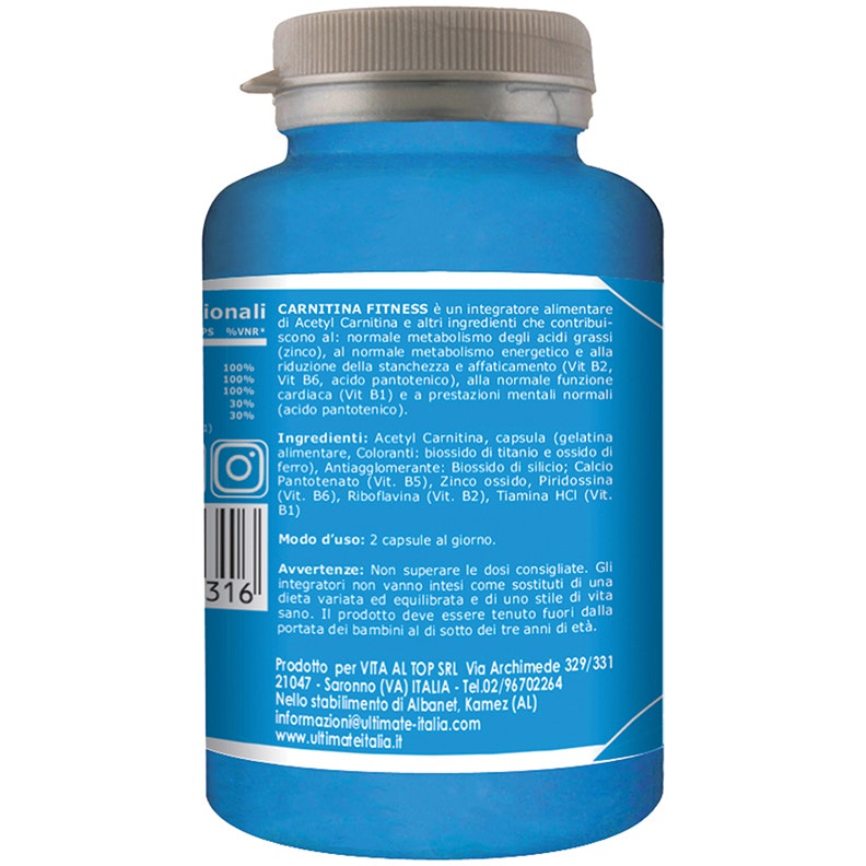 Ultimate Carnitina Fitness 120 Capsule
