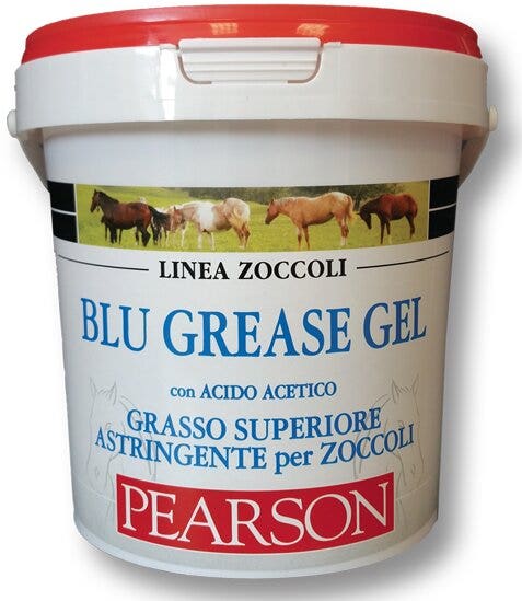 Guglielmo Pearson Blu Grease Gel Grasso Zoccoli Per Equini 1kg