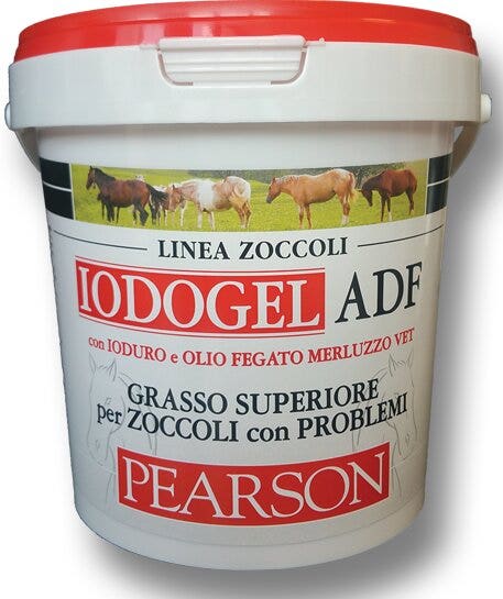 Guglielmo Pearson Iodogel ADF, graisse pour sabots de chevaux, 1 kg
