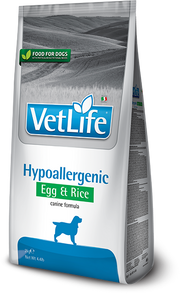 Farmina Vet Life Hypoallergenic Egg E Rice Cibo Secco Per Cani Sacco 2Kg