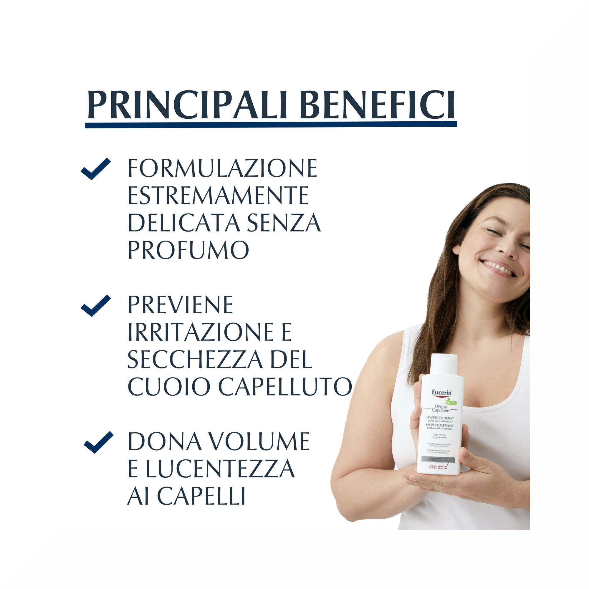 Eucerin Shampoo Dermo Capillare Extra Tollerabilità 250ml