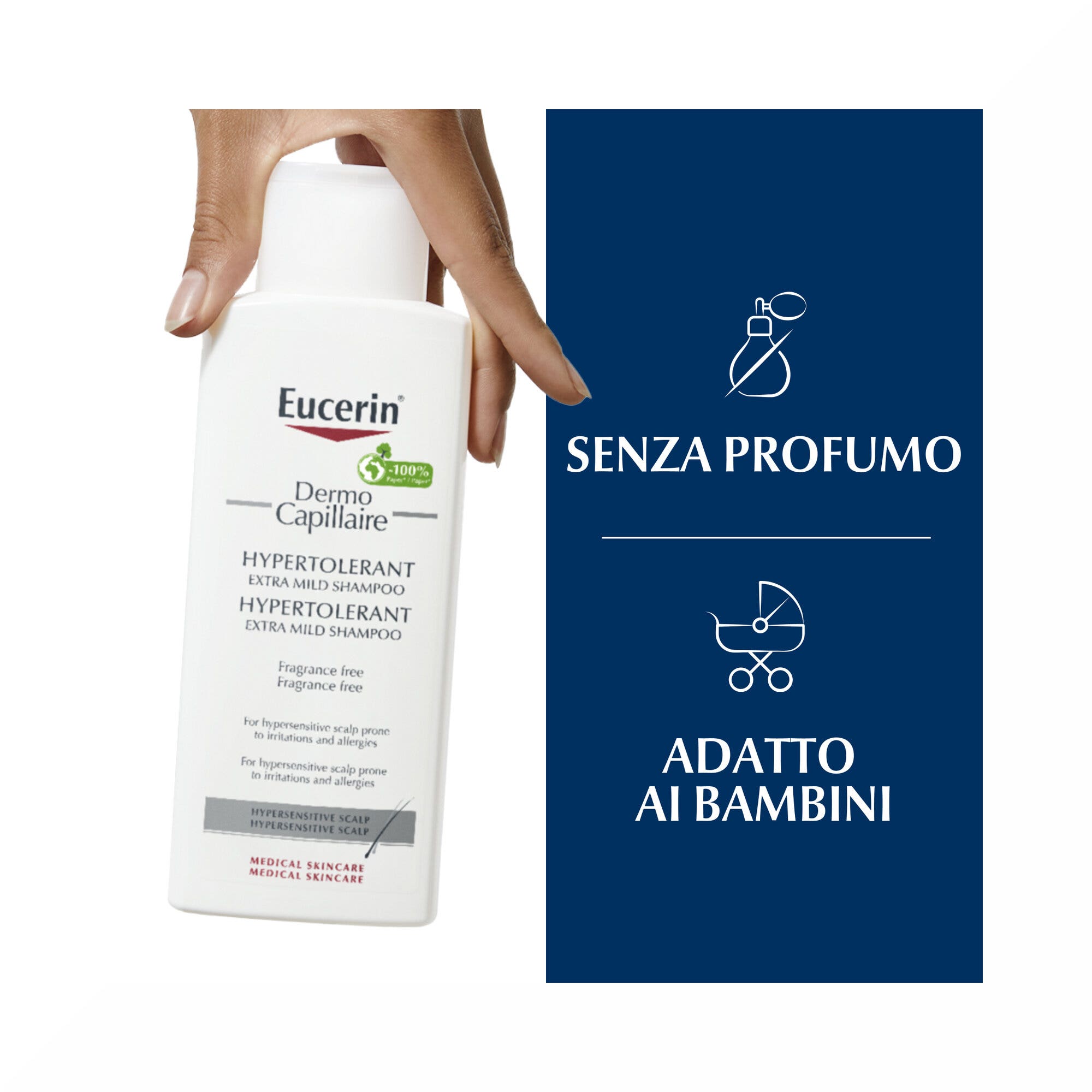Eucerin Shampoo Dermo Capillare Extra Tollerabilità 250ml