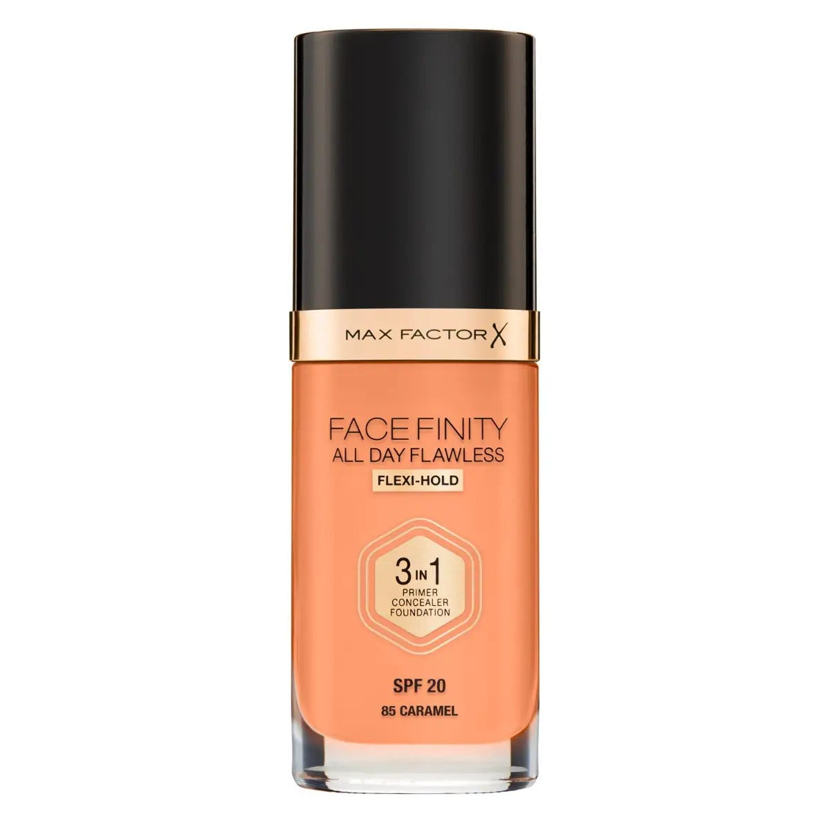 Max Factor Fondotinta Facefinity All Day Flawless 3In1 85 Caramel