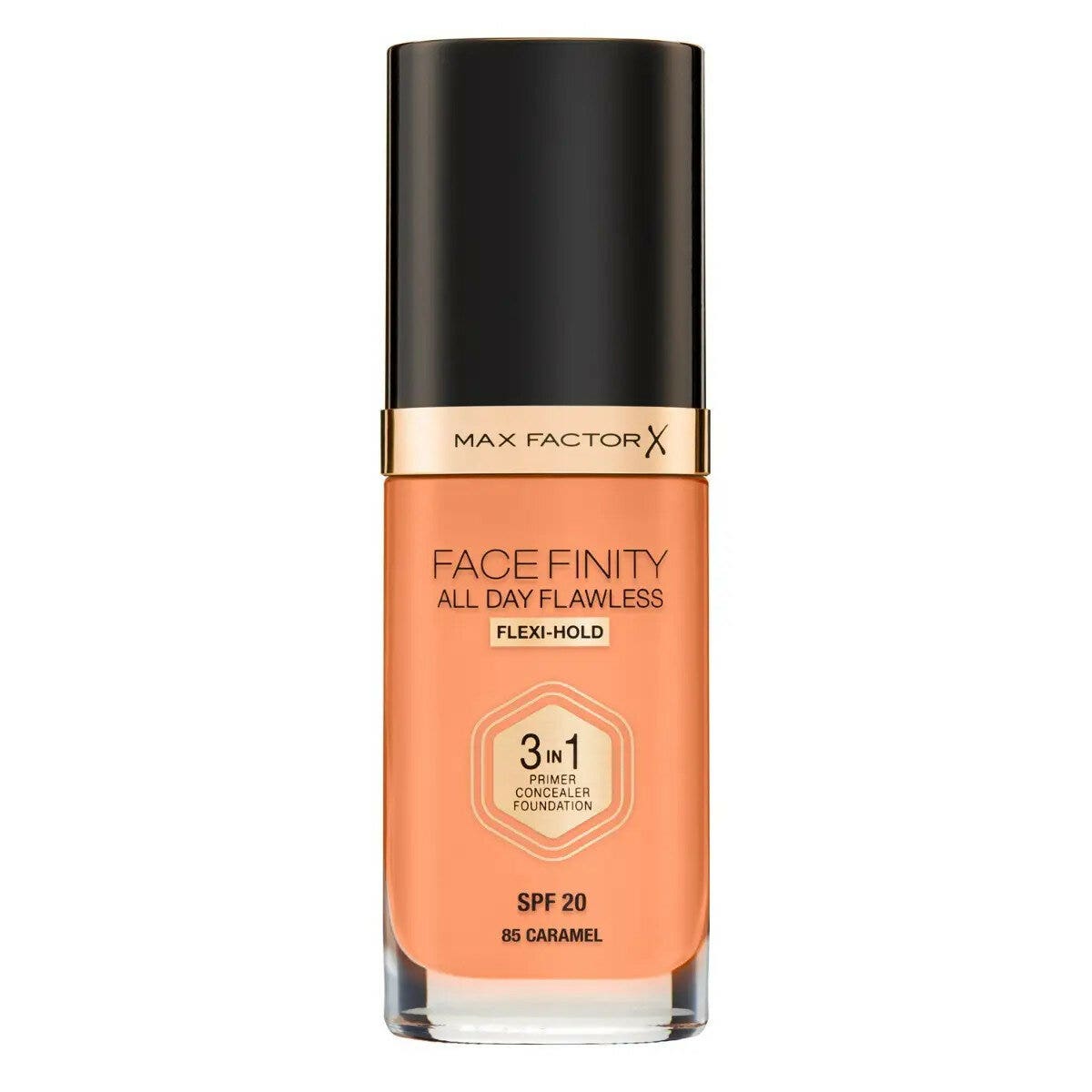 Max Factor Fondotinta Facefinity All Day Flawless 3In1 85 Caramel