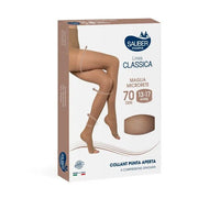 Sauber Ligne Classique 70 deniers Collants à pointe ouverte, maille micro-maillée
