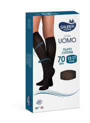 Sauber Ligne Homme Chaussettes en coton 70 deniers