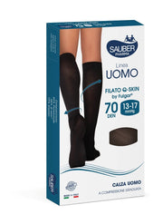 Sauber Ligne Homme Q-Skin Chaussettes 70 deniers