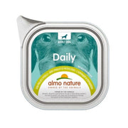 Almo Nature Daily Poulet et petits pois, nourriture humide pour chiens adultes, barquette de 300 g