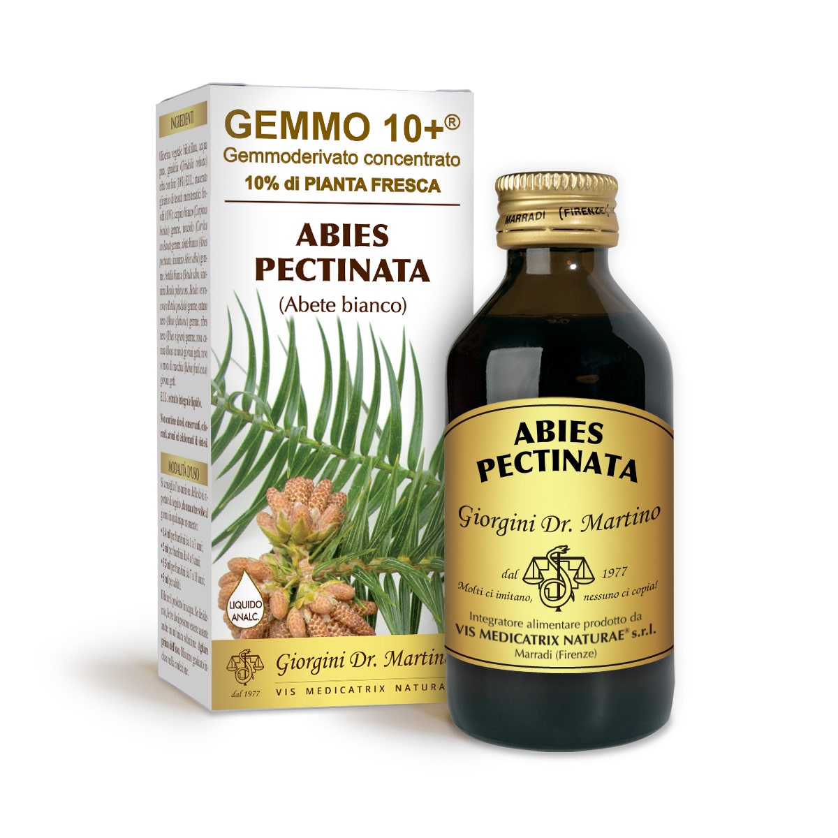 Dr.Giorgini Gemmo+ Sapin blanc, liquide sans alcool 100 ml