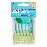 TePe Scovolino Extra Soft Verde Per Pulizia Interdentale Misura ISO 5 (filo 0,8 mm) 6 Pezzi