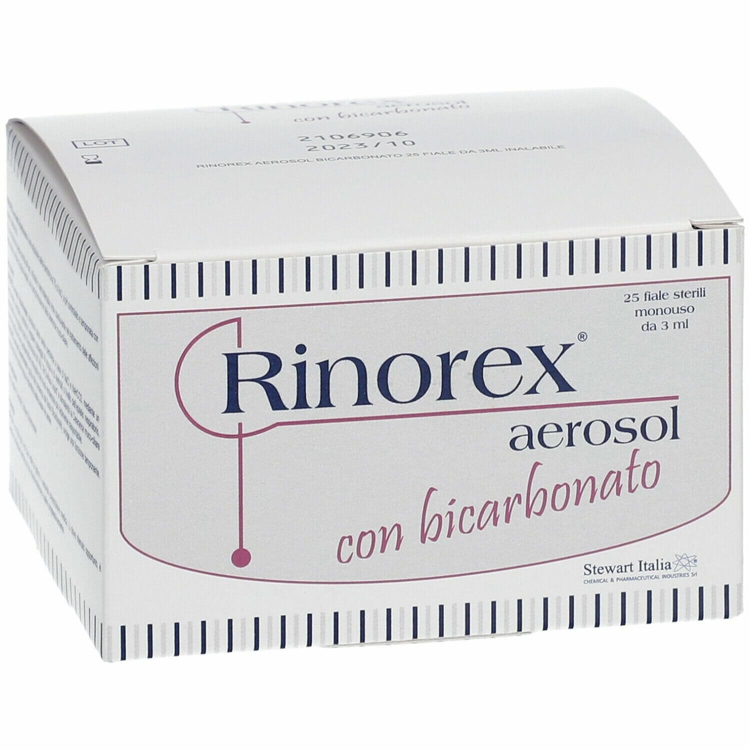 Rinorex Aerosol Bicarbonato 25x3ml Sollievo Nasale Rapido