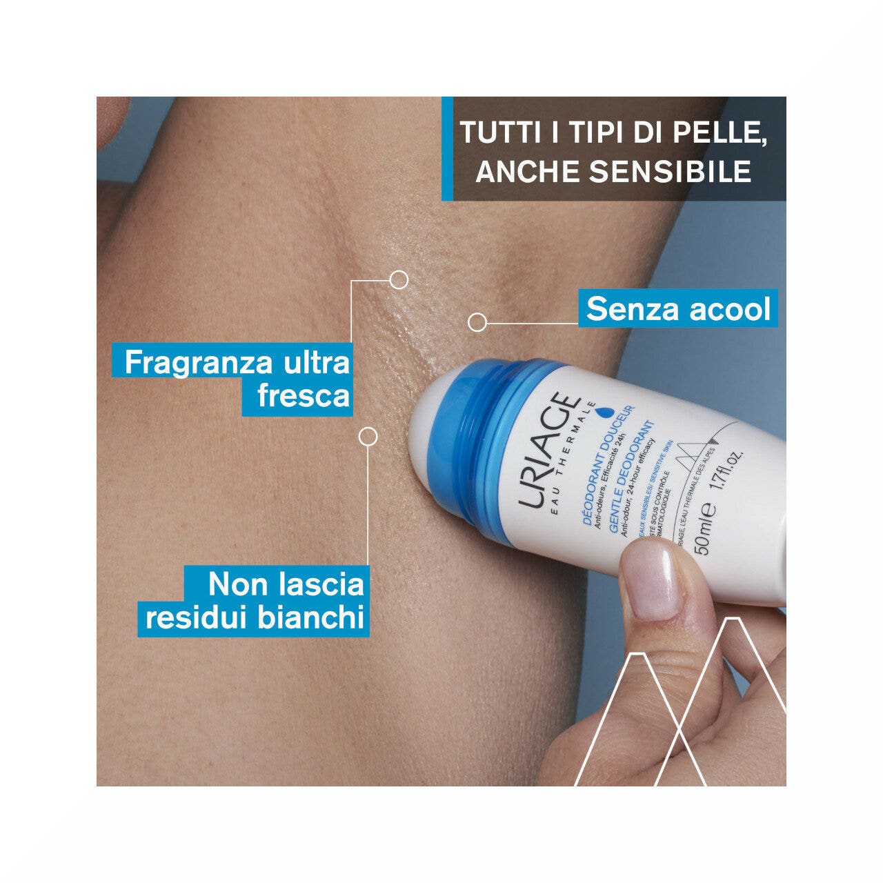 Uriage Deodorante Douceur Roll-on 50ml