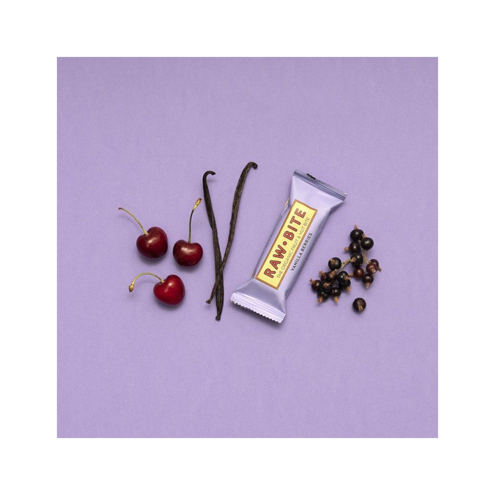 Raw Bite Barretta Vaniglia/Frutti Rossi 50g