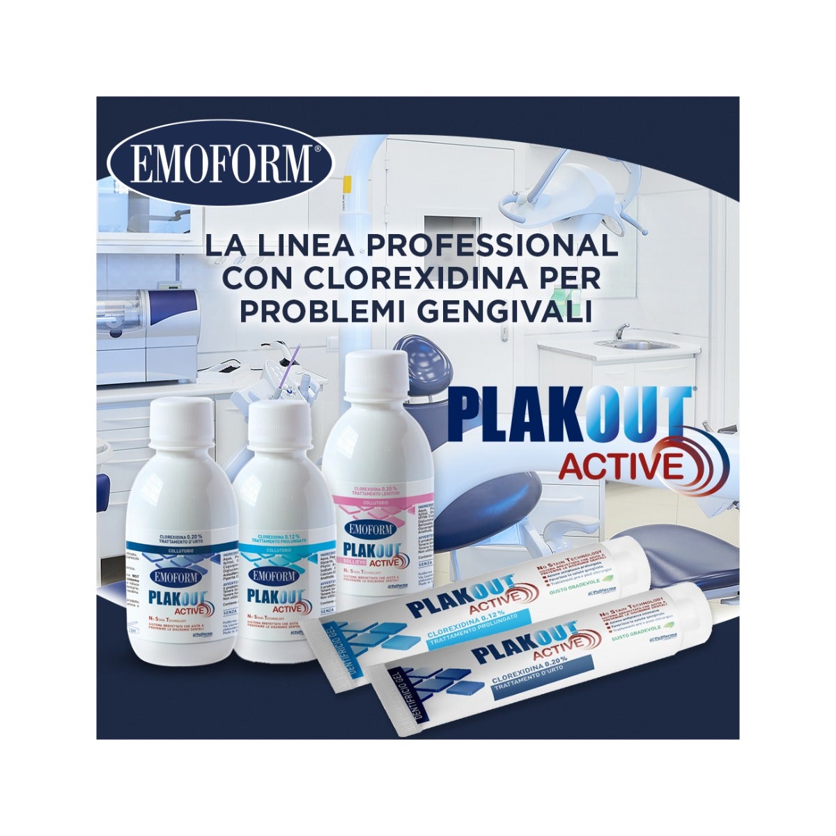 Plakout Active Sollievo 200ml